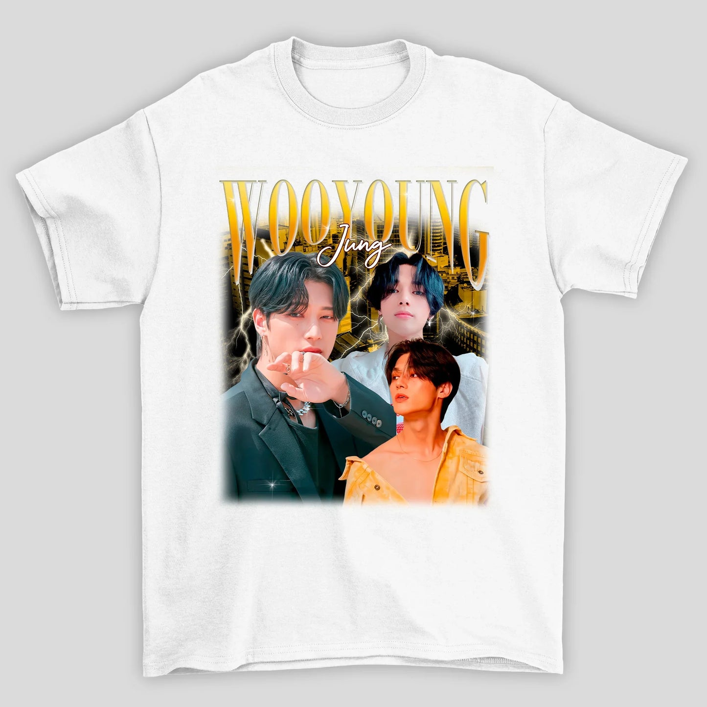 Camiseta Básica Ateez Wooyoung Graphic