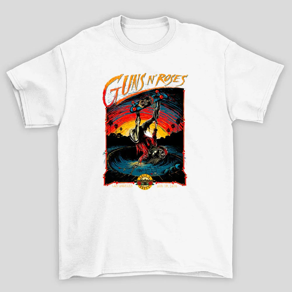 Camiseta Básica Guns N' Roses Slash 80s 90s – Saoko