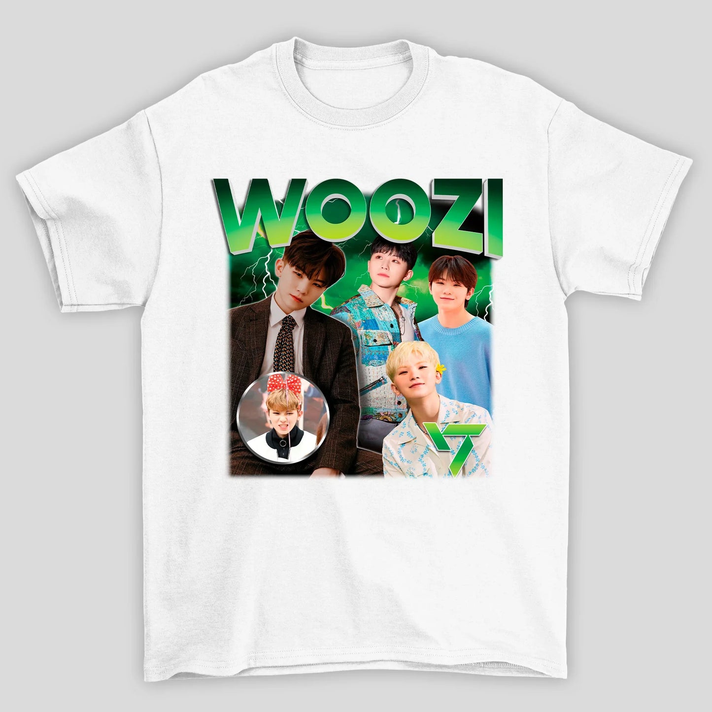Camiseta Básica Seventeen Woozi Graphic