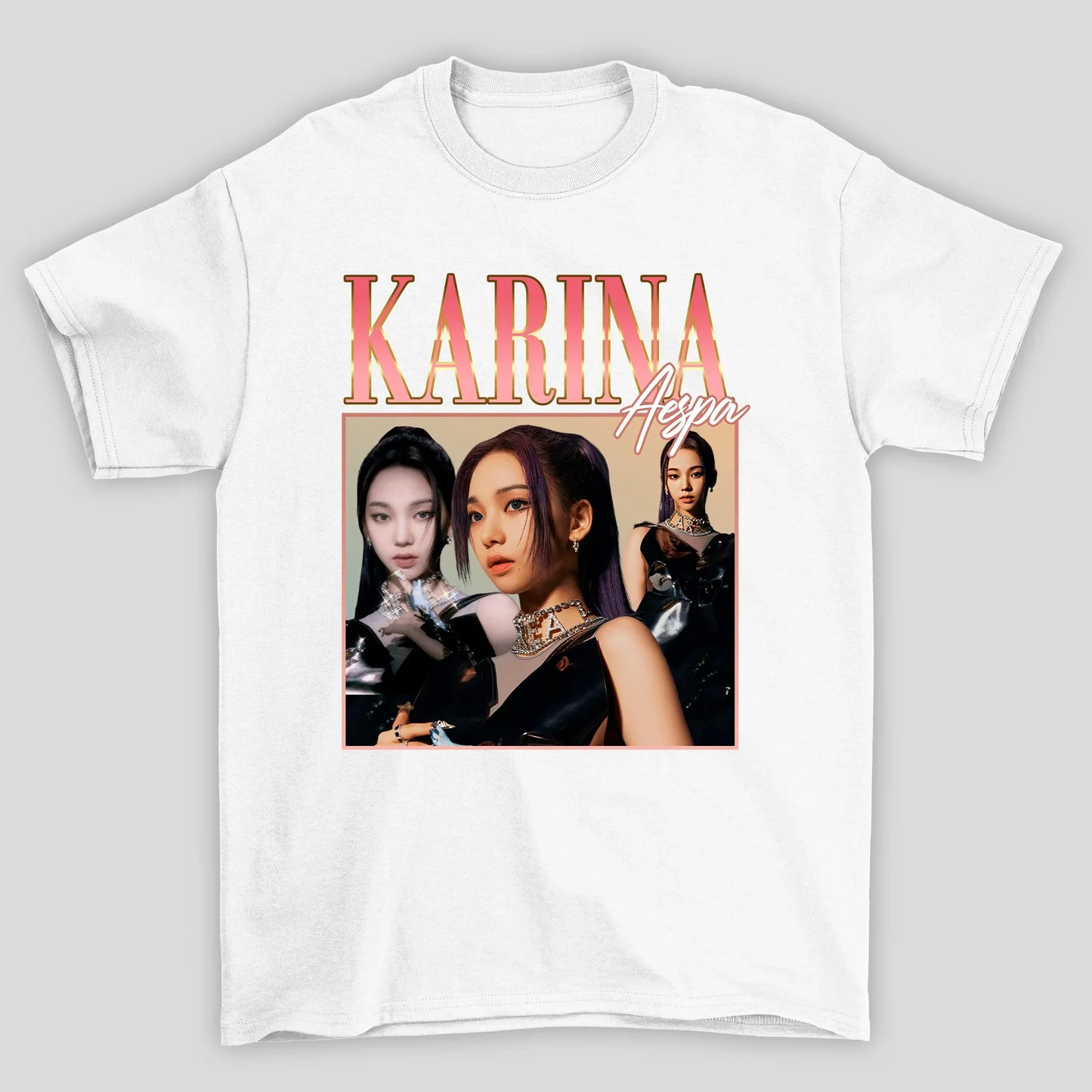 Camiseta Básica Aespa Karina Graphic