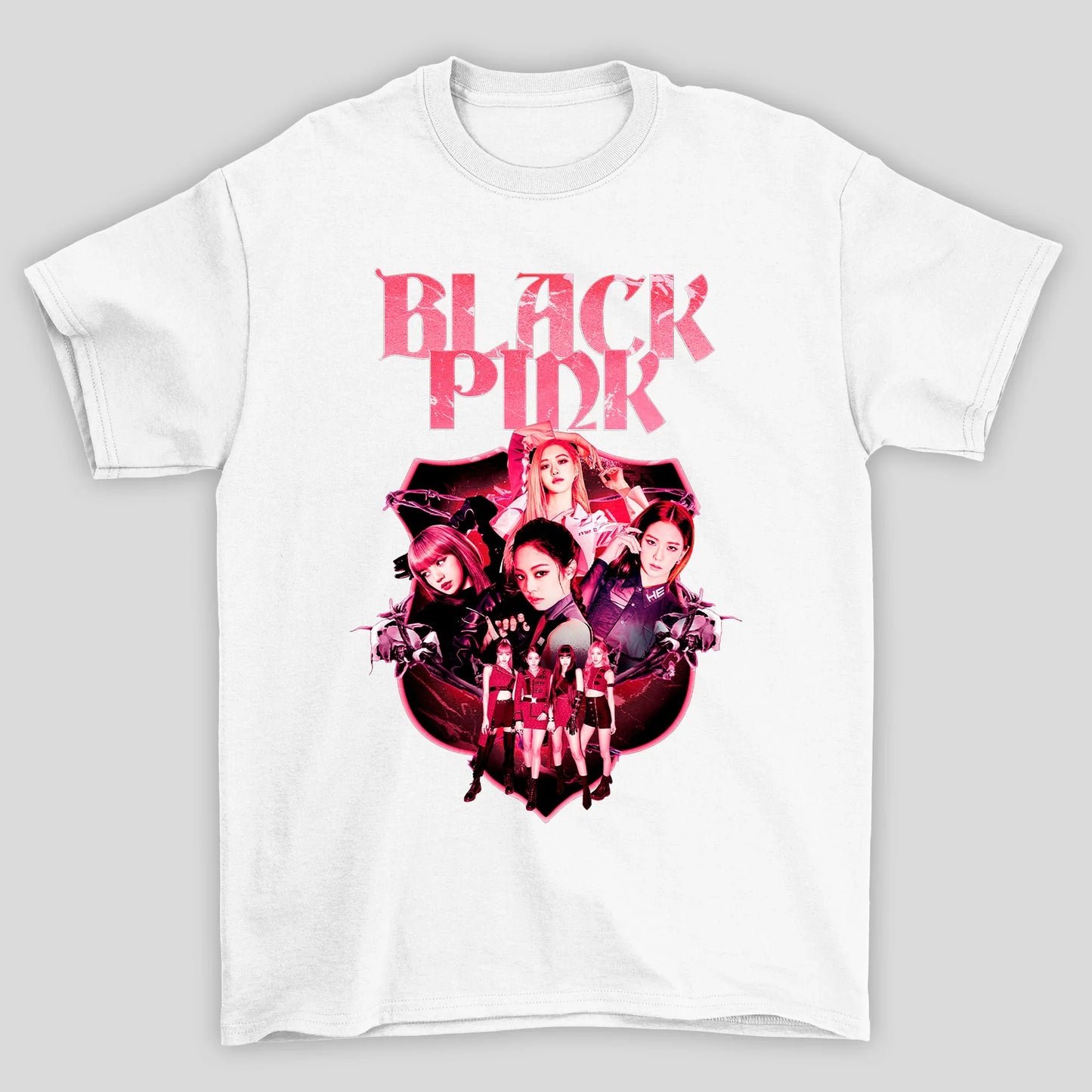 Camiseta Básica Blackpink Shield