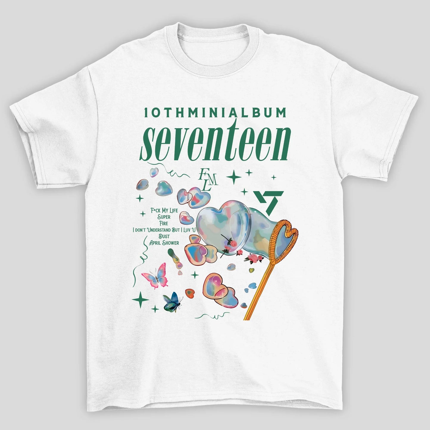 Camiseta Básica Seventeen Iot Minhial Album