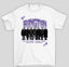 Camiseta Básica BTS Bangtan Integrantes Kpop-BRANCO