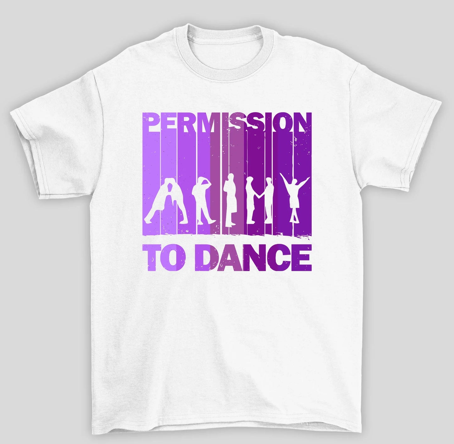 Camiseta Básica BTS Permission To Dance- branco