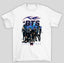 Camiseta Basica BTS Assinaturas K-Pop Bangtan Boys- branco