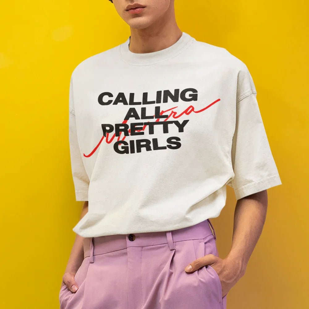 Camiseta Básica Jennie Calling All Pretty Girls