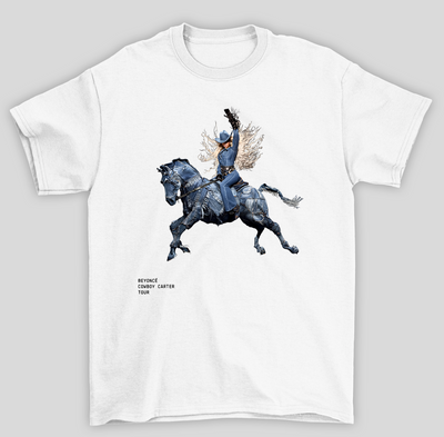 Camiseta Básica Beyonce Cowboy Carter Cavalo