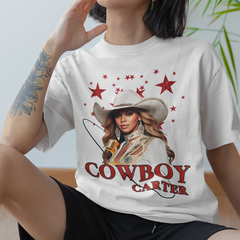 Camiseta Básica Beyonce Cowboy Estrelas