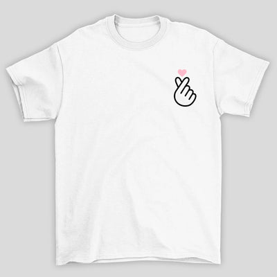 Camiseta Básica BTS Finger Heart