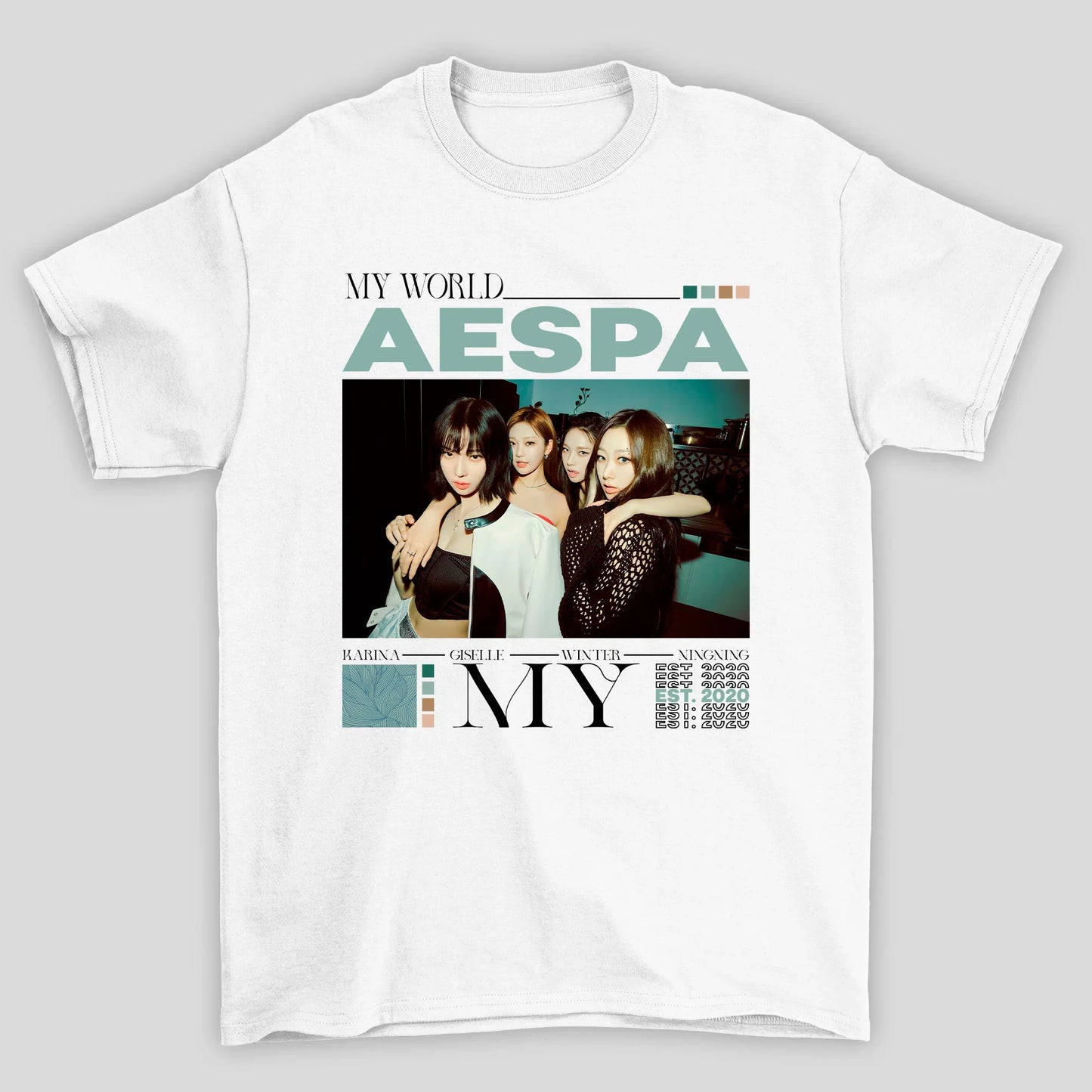 Camiseta Básica Aespa Kpop