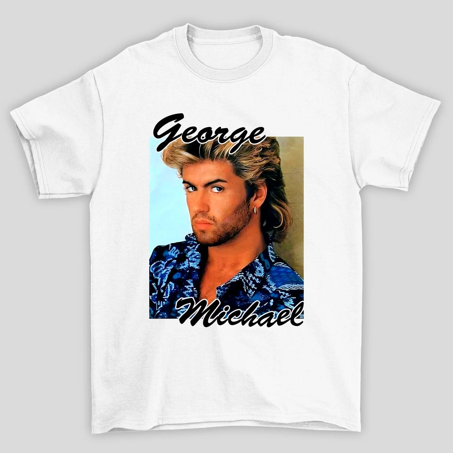 Camiseta Básica George Michael Foto Capa