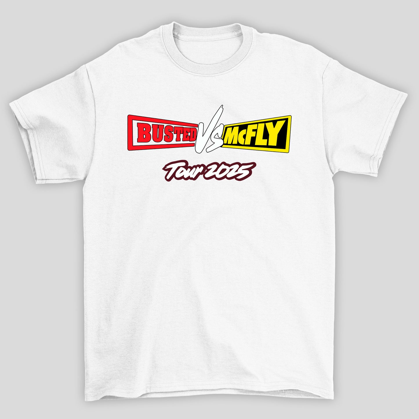 Camiseta Básica McFLY Busted VS McFLY Tour 2025