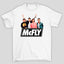 Camiseta Básica McFLY Integrantes Desenho