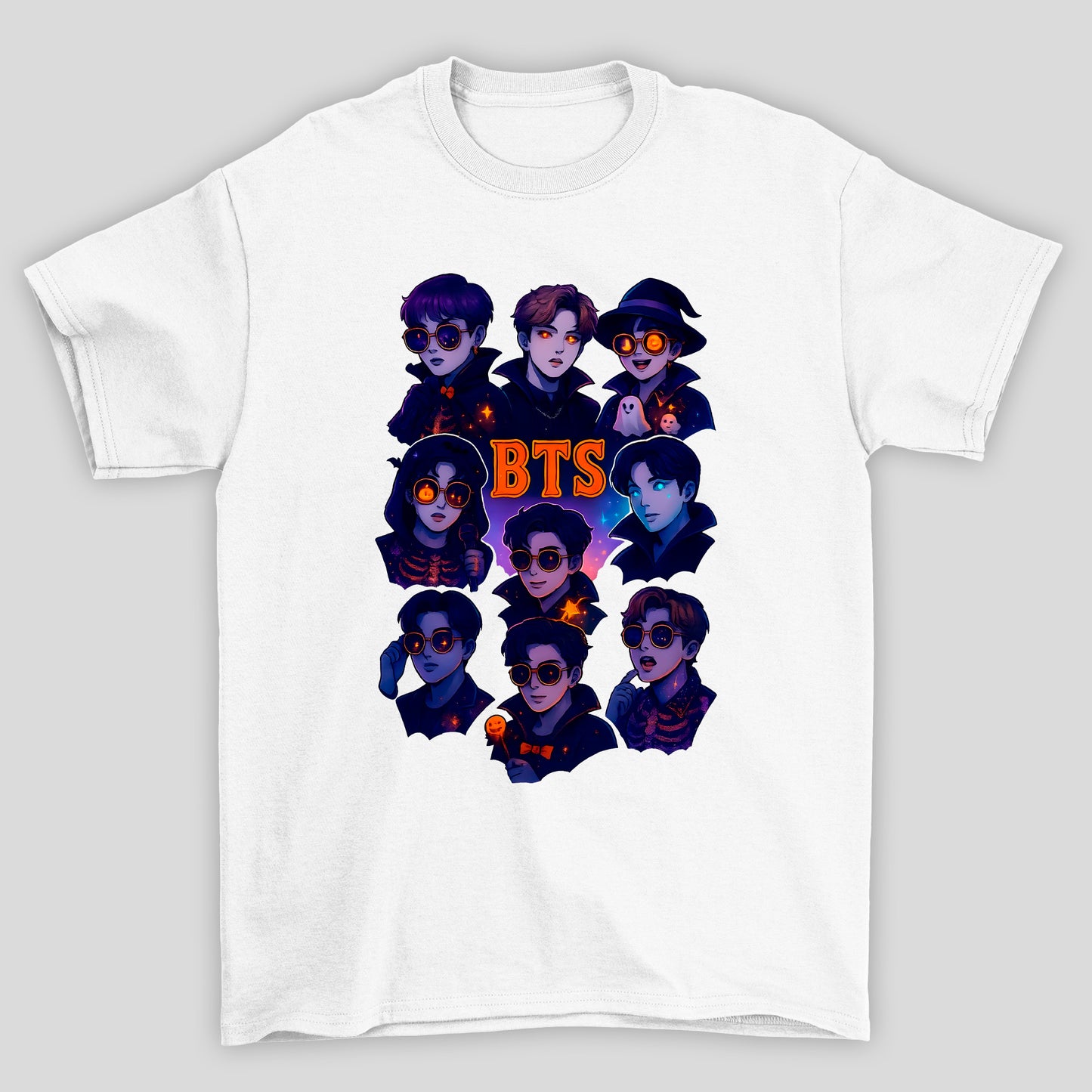Camiseta Básica BTS Halloween