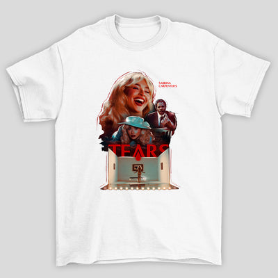 Camiseta Básica Sabrina Carpenter Collab Tears