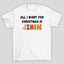 Camiseta Básica Christmas BTS All I Want For Christmas Is Jimin