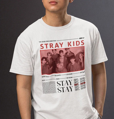Camiseta Básica Stray Kids Stay
