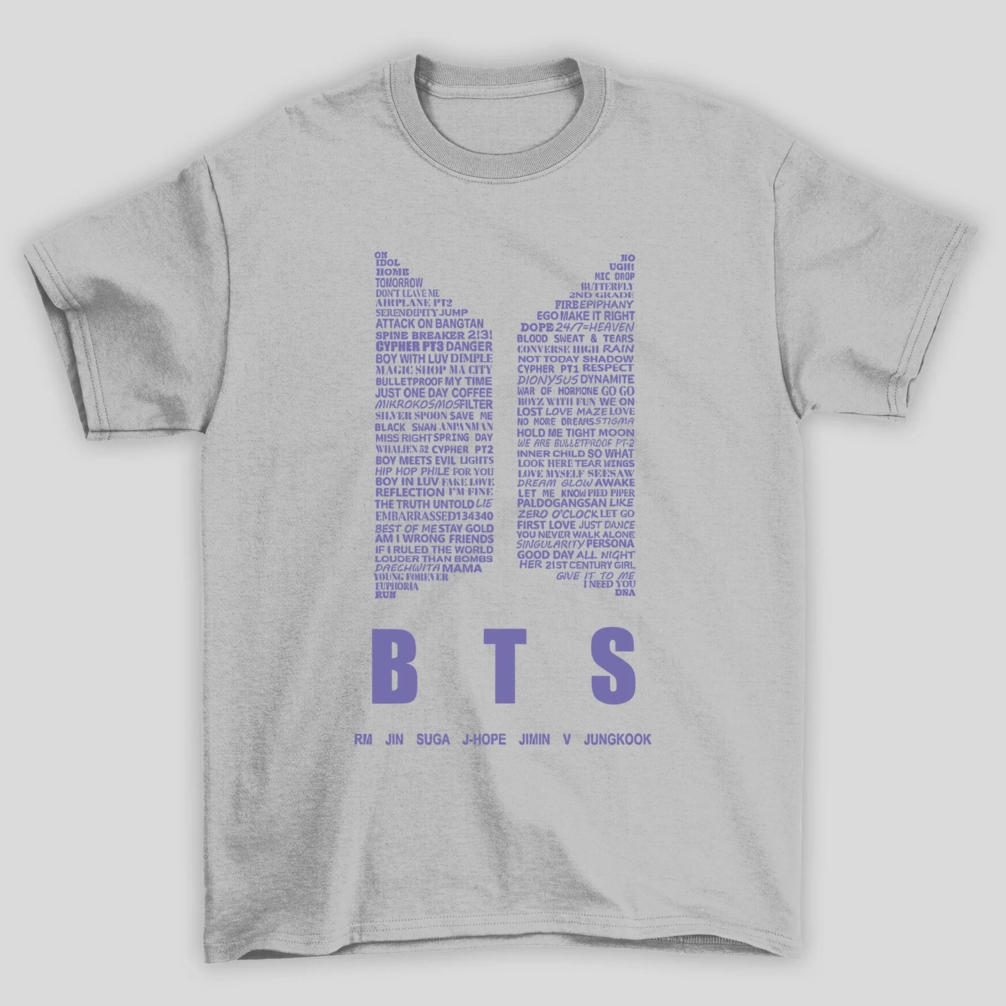 Camiseta Básica BTS Logo Purple