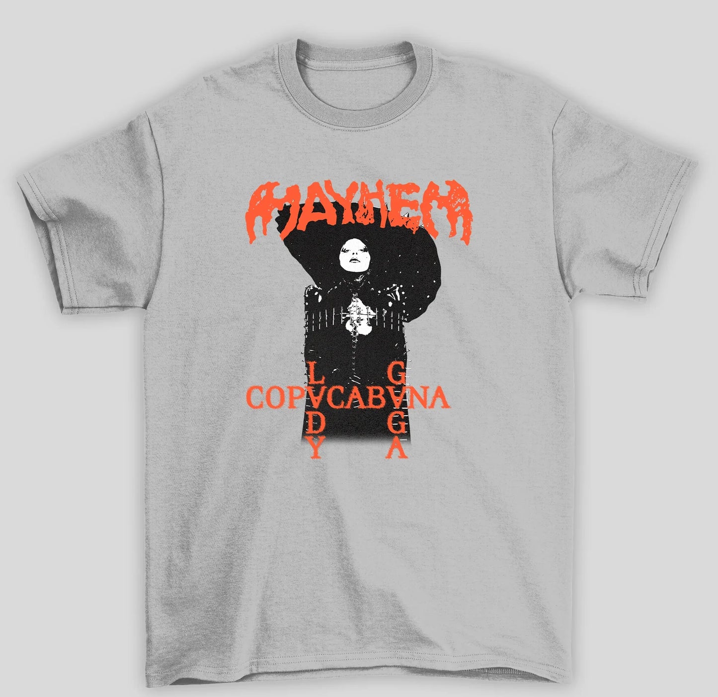 Camiseta Básica Lady Gaga Mayhem In Copacabana