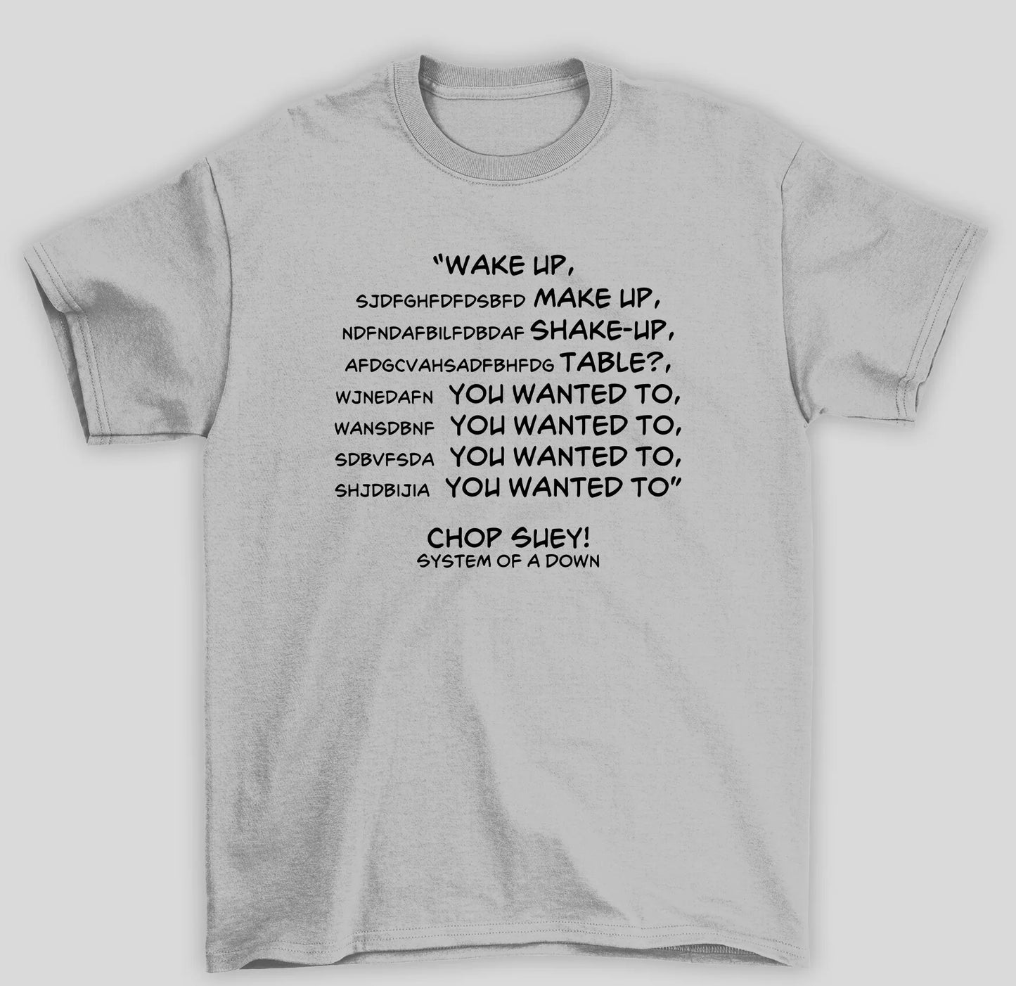 Camiseta Básica System Of A Down Wake Up