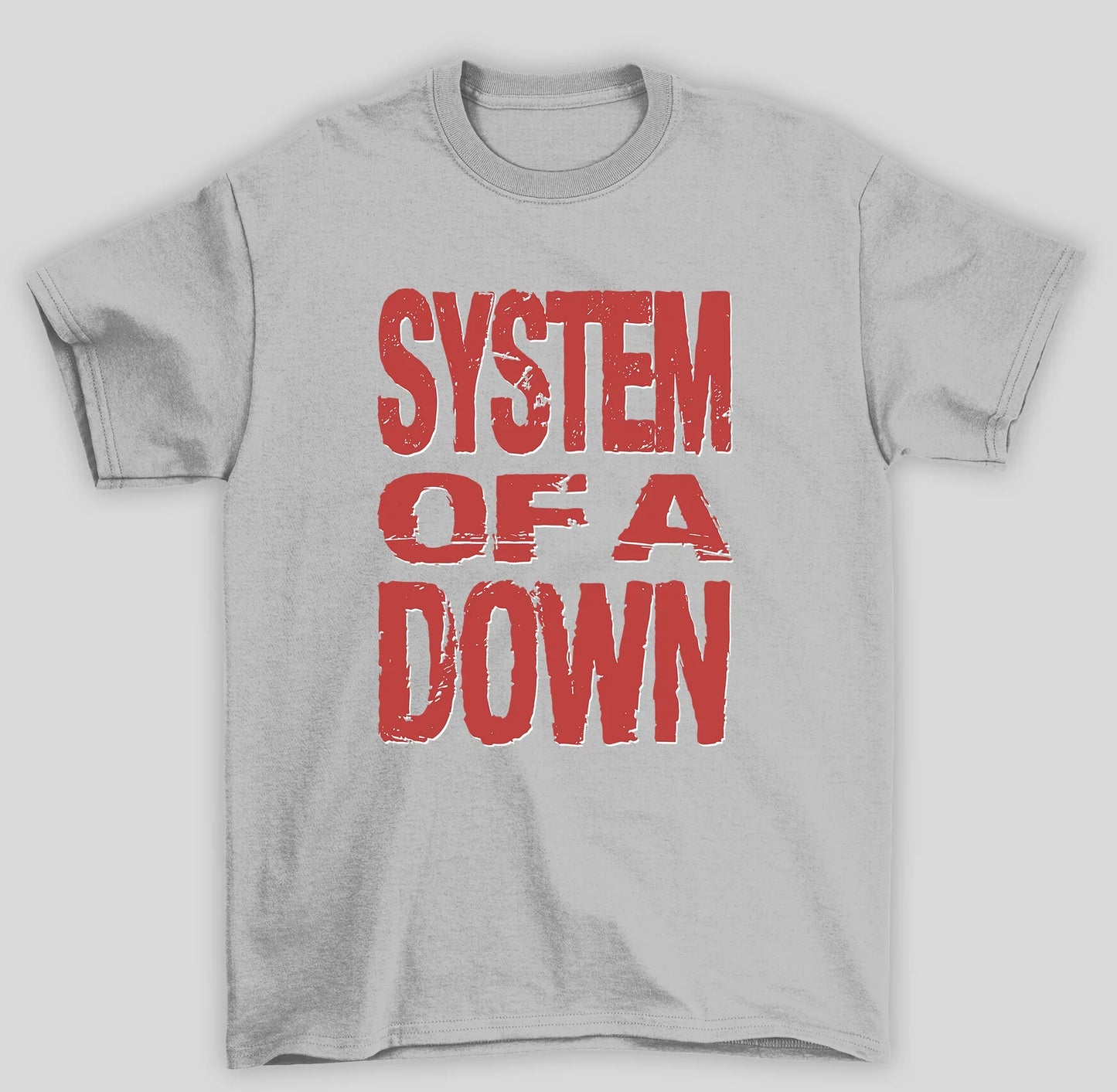 Camiseta Básica System Of A Down Red