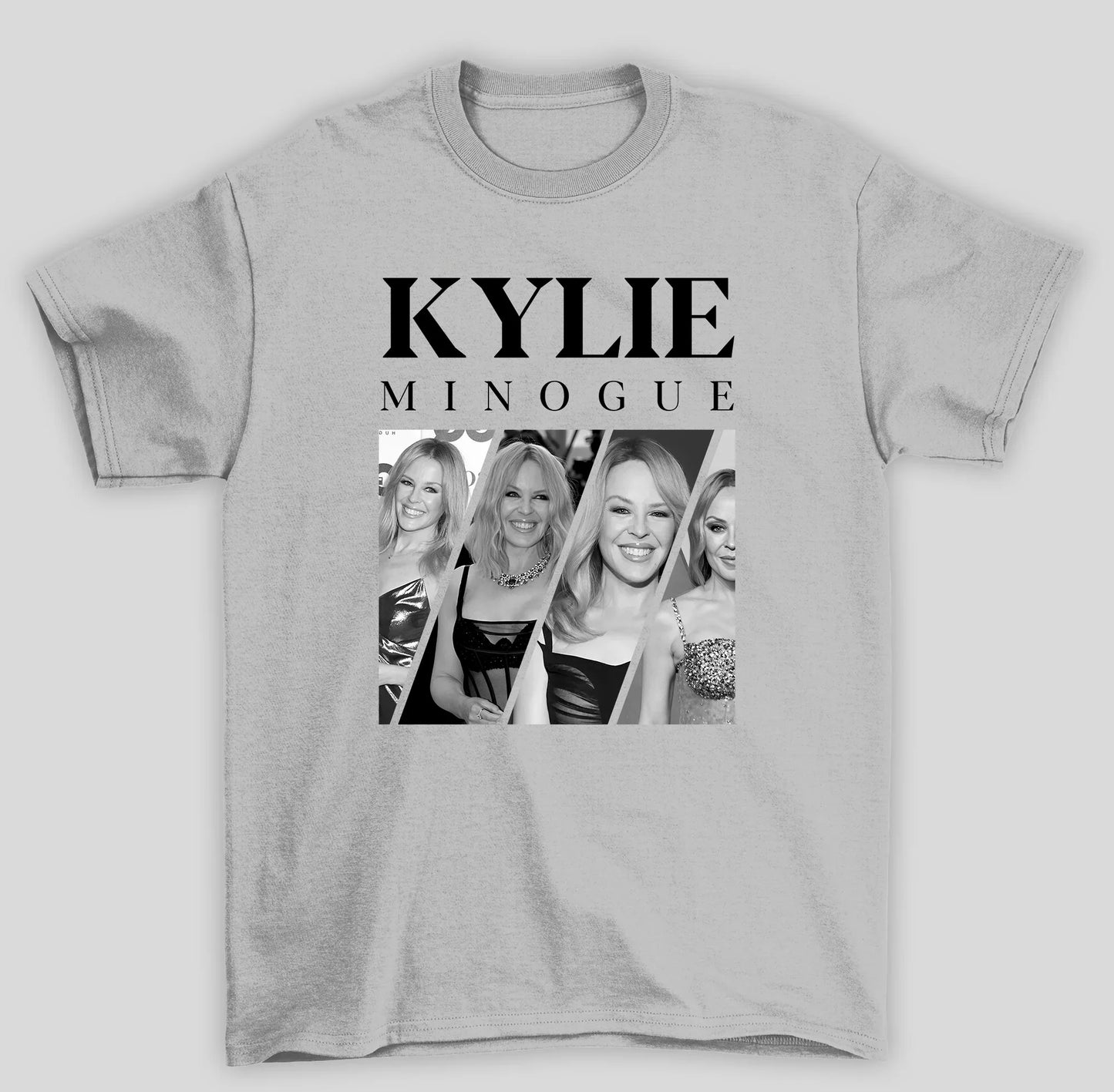 Camiseta Básica Kylie Minogue B&W
