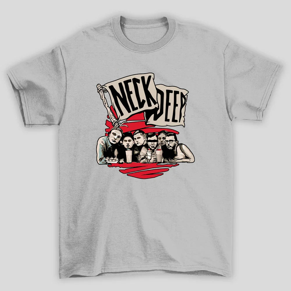 Camiseta Básica Neck Deep Flag