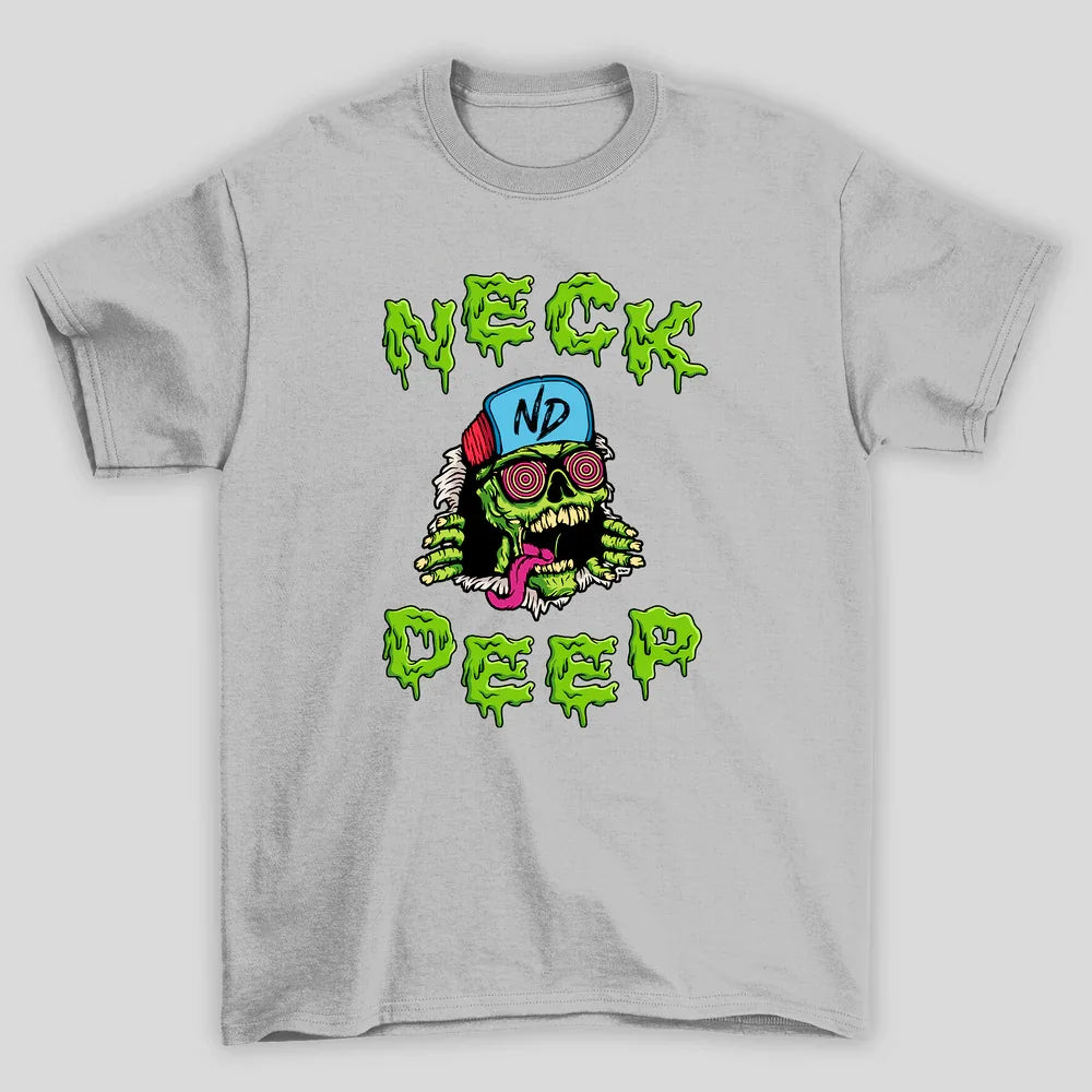 Camiseta Básica Neck Deep Zombie