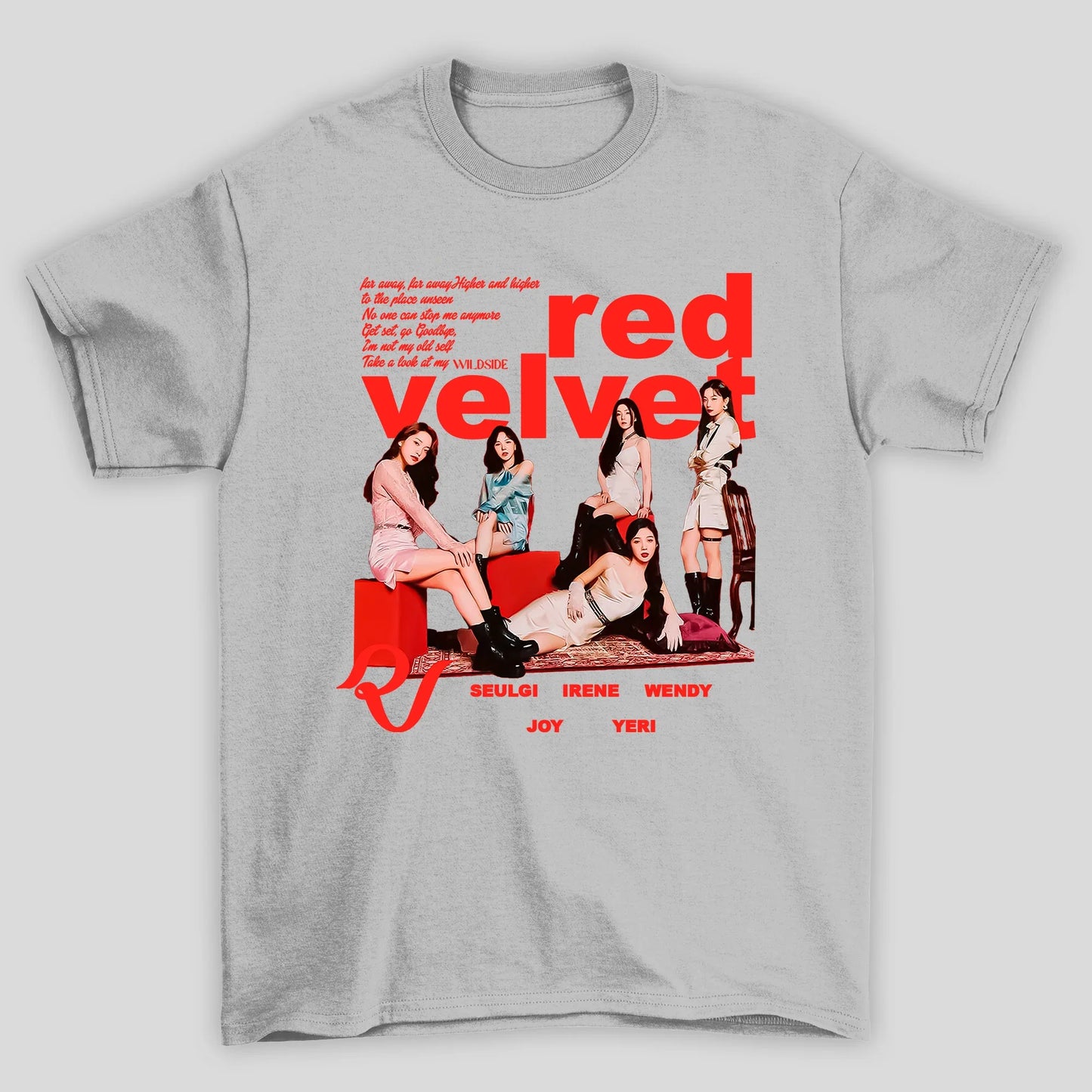 Camiseta Básica Red Velvet Graphic