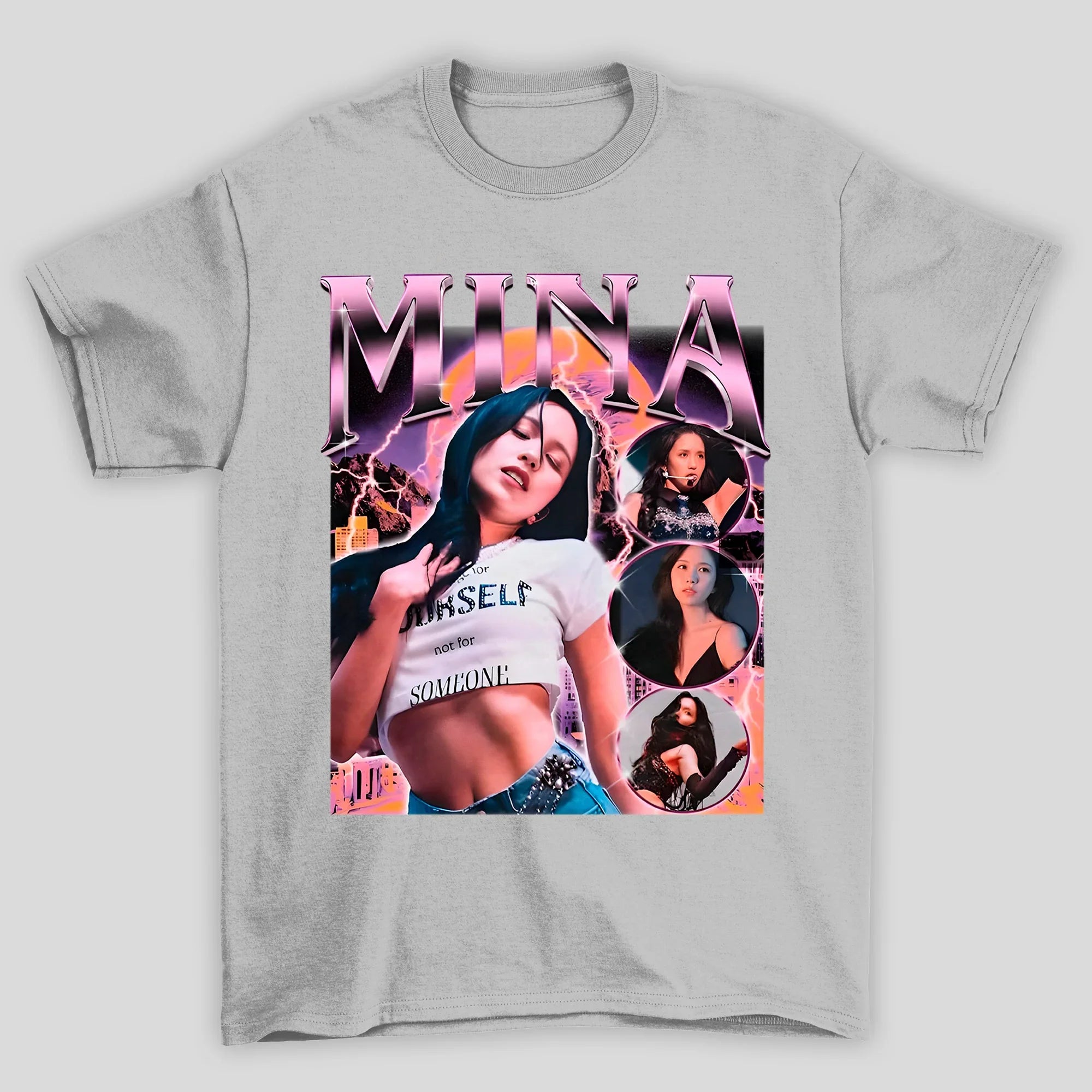 Camiseta Básica Twice Mina K-pop – Saoko