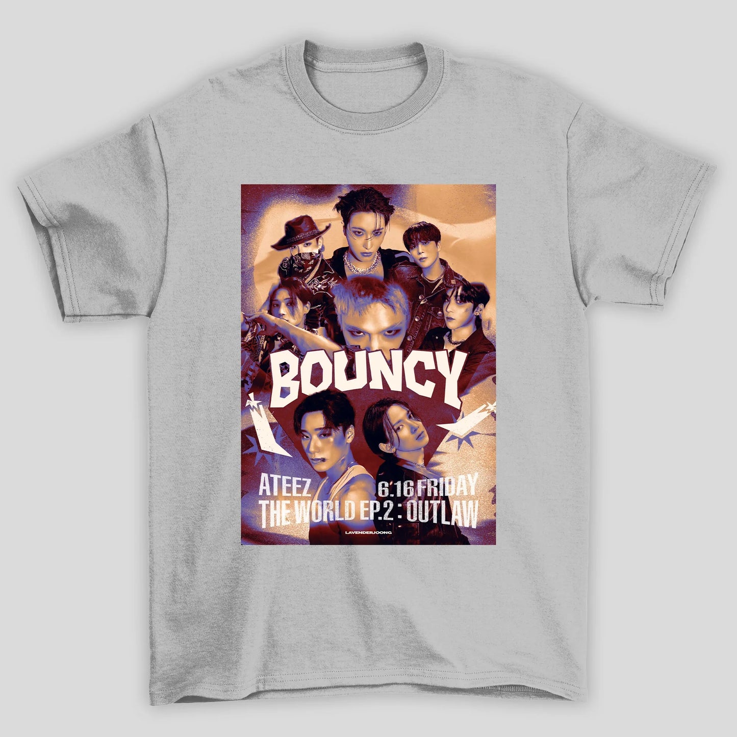Camiseta Básica Ateez Bouncy