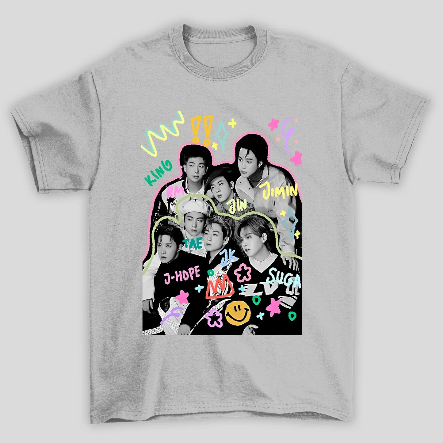 Camiseta Básica BTS Art