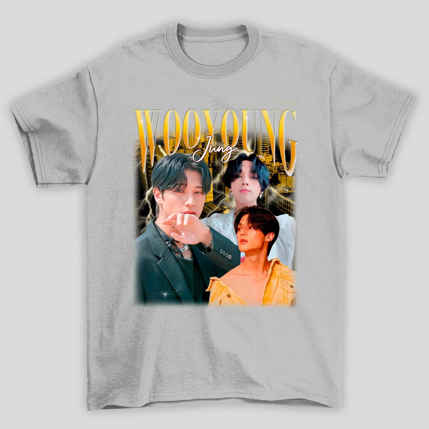 Camiseta Básica Ateez Wooyoung Graphic