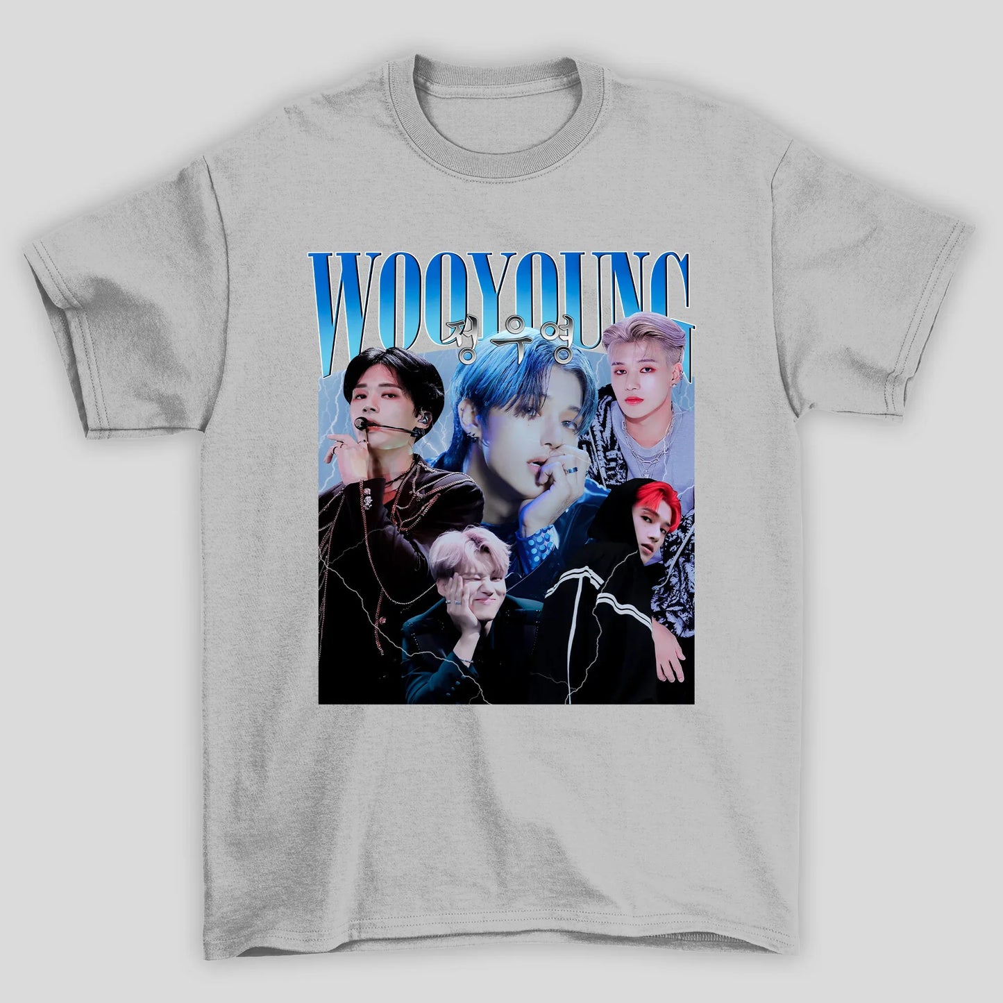 Camiseta Básica Ateez Wooyoung Aesthetic