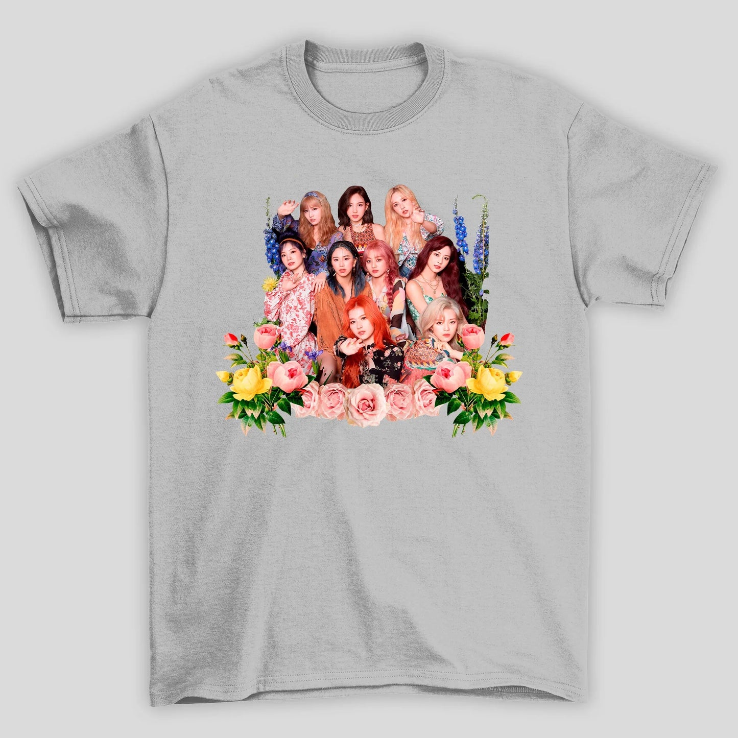 Camiseta Básica Twice Flowers