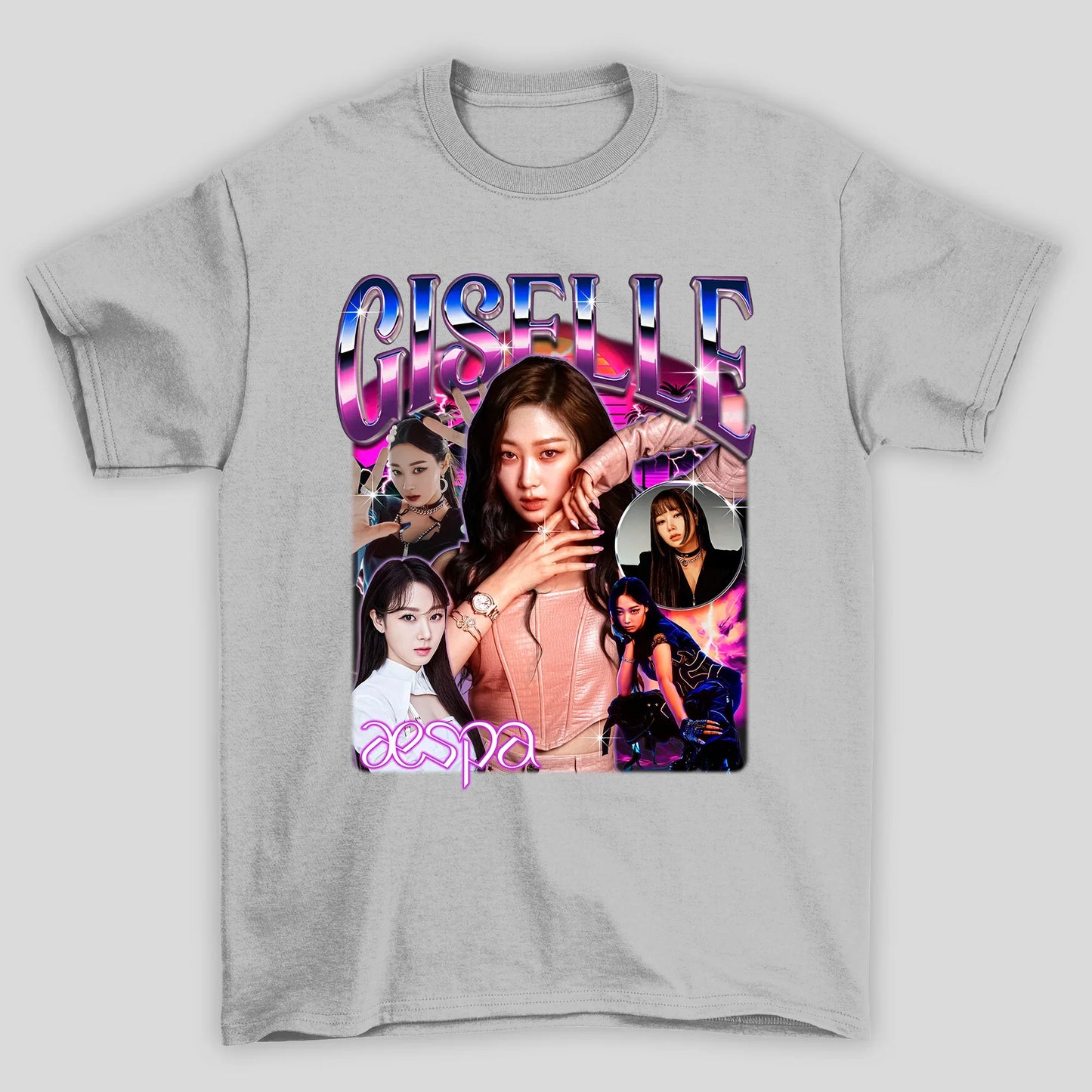 Camiseta Básica Aespa Giselle Vintage