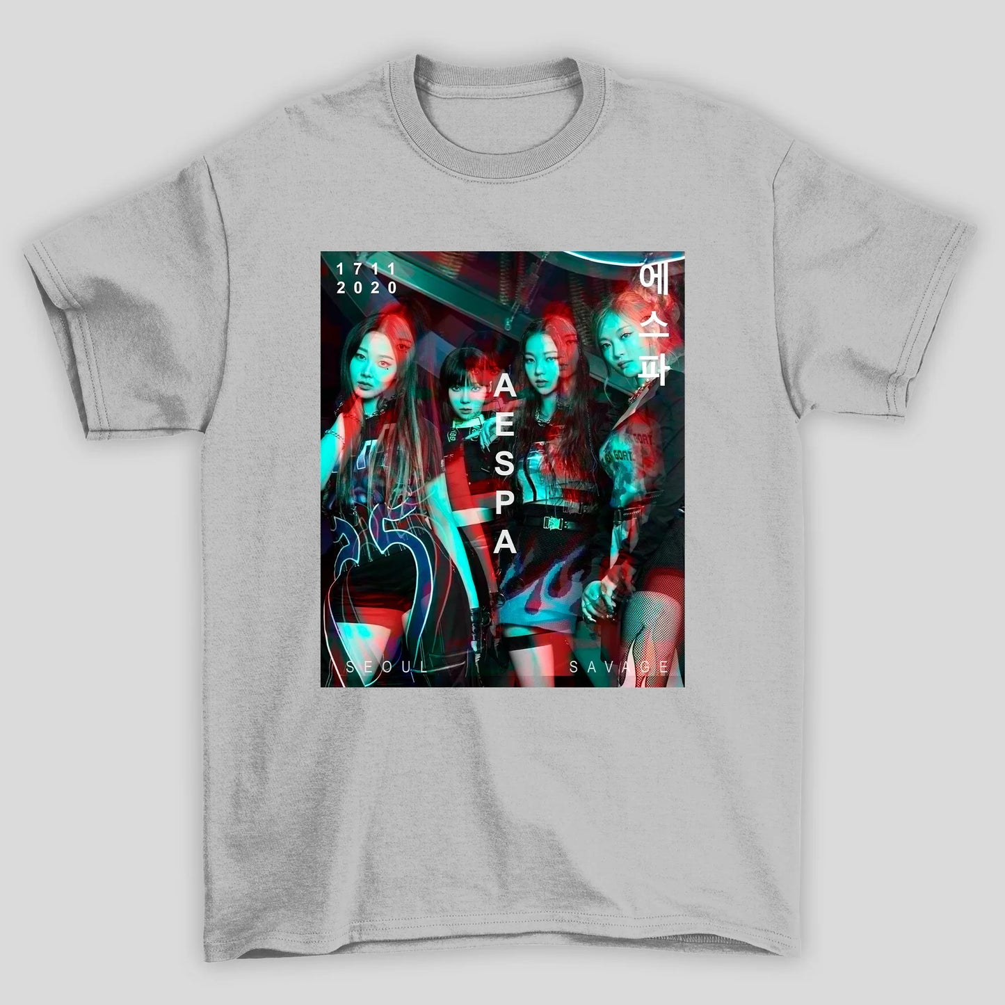 Camiseta Básica Aespa Glitch