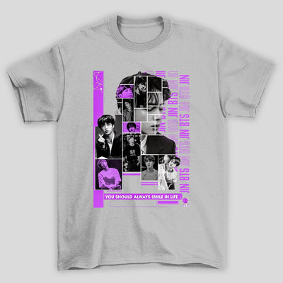 Camiseta Básica BTS Jin Vintage