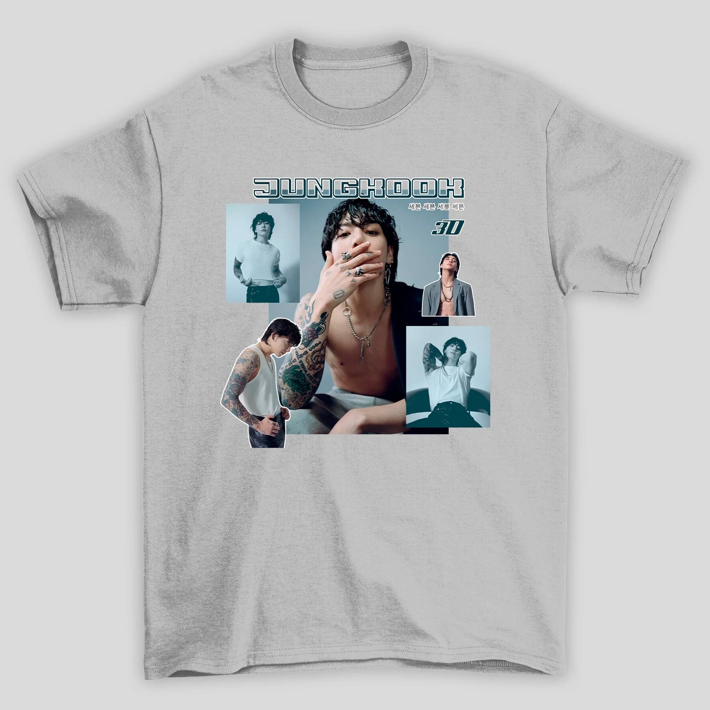 Camiseta Básica BTS Jungkook Style Graphic