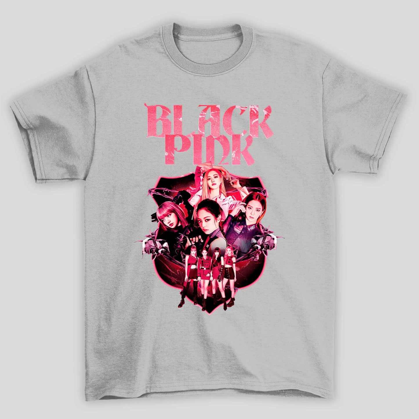 Camiseta Básica Blackpink Shield