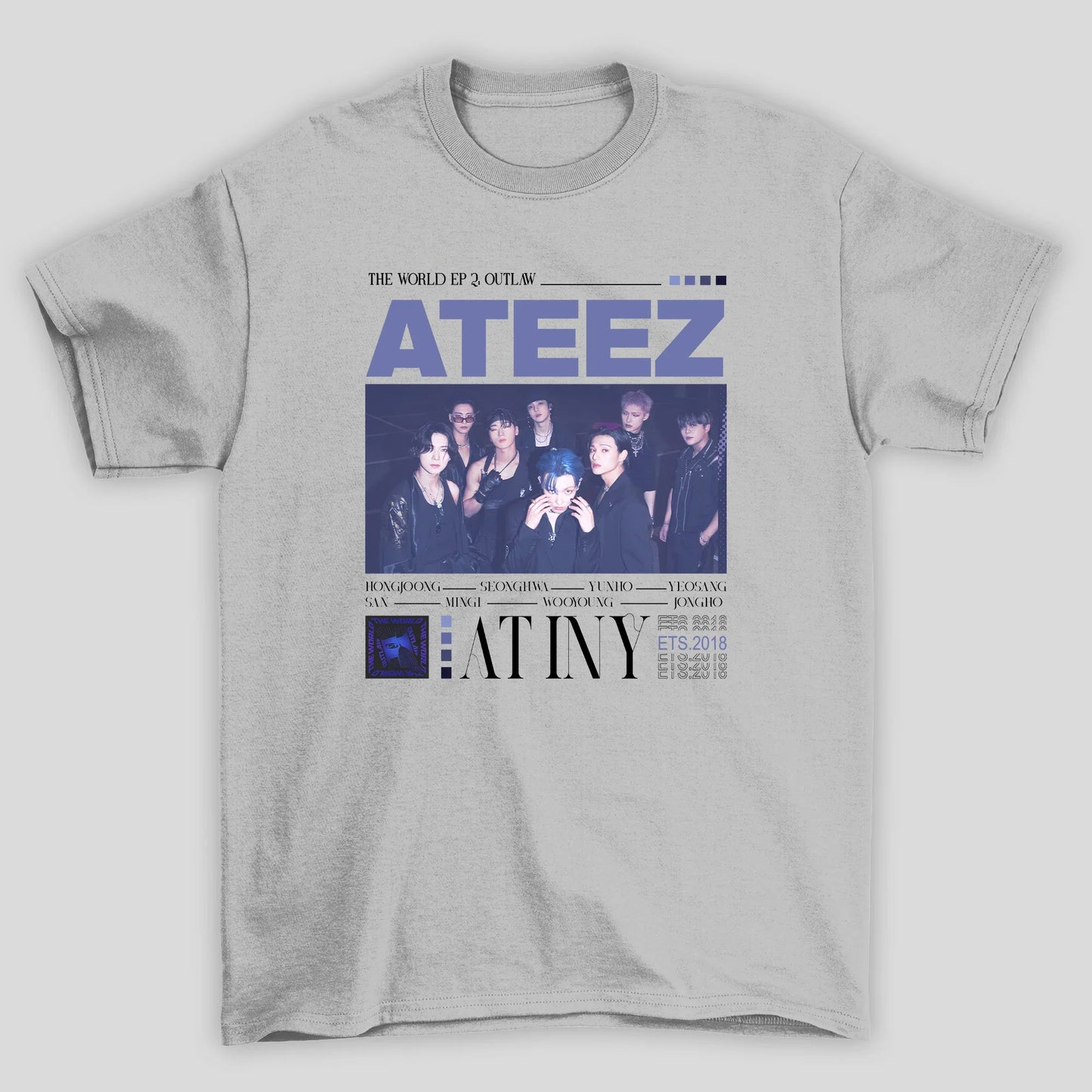 Camiseta Básica Ateez Atiny