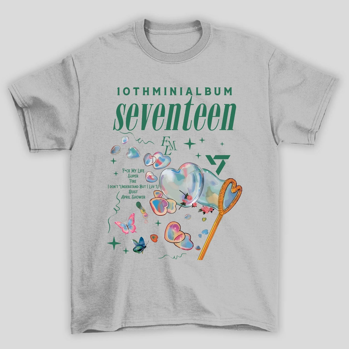 Camiseta Básica Seventeen Iot Minhial Album