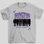 Camiseta Básica BTS Bangtan Integrantes Kpop-CINZA