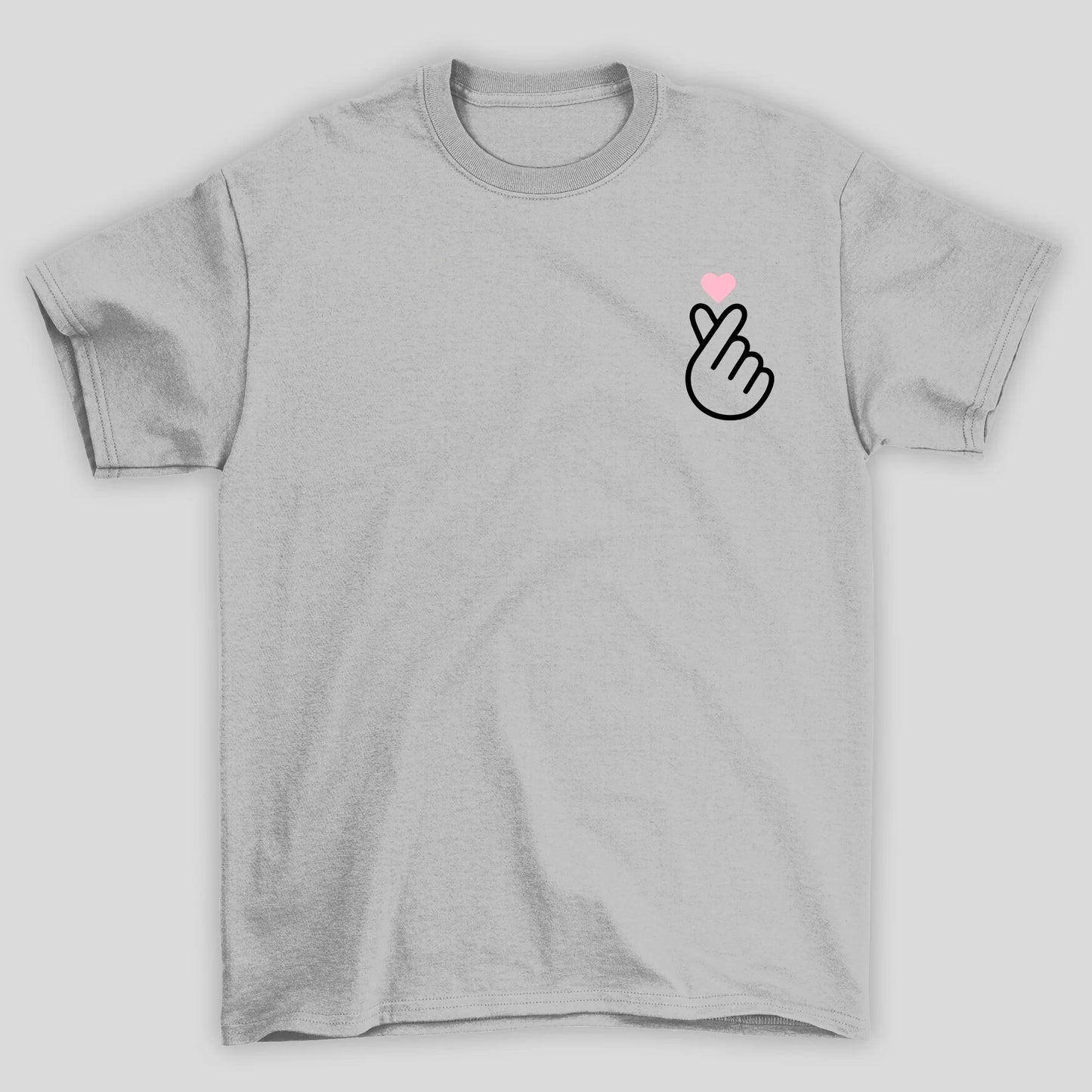 Camiseta Básica BTS Finger Heart