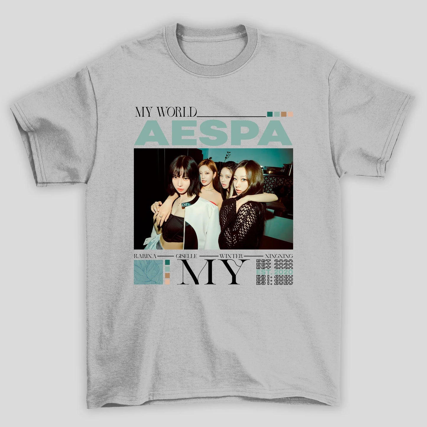 Camiseta Básica Aespa Kpop