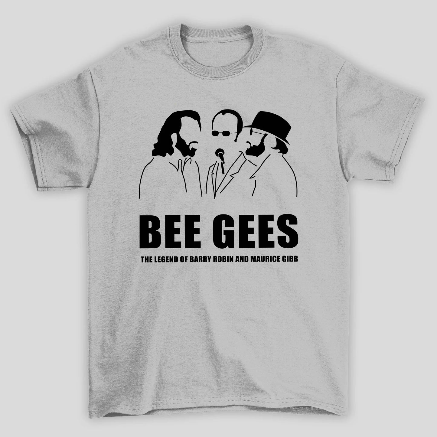 Camiseta Básica Bee Gees Silhueta