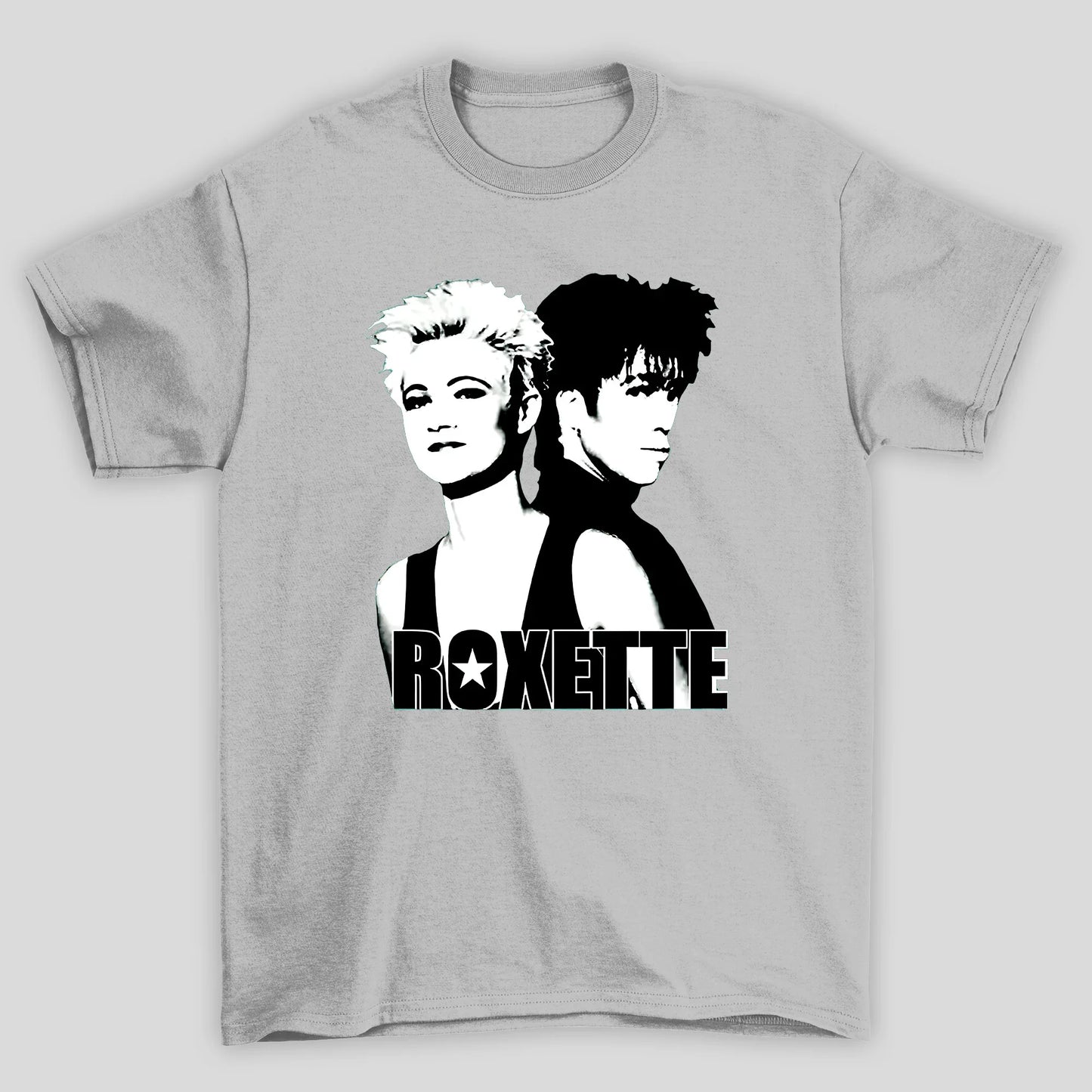 Camiseta Básica Roxette Photo P&B