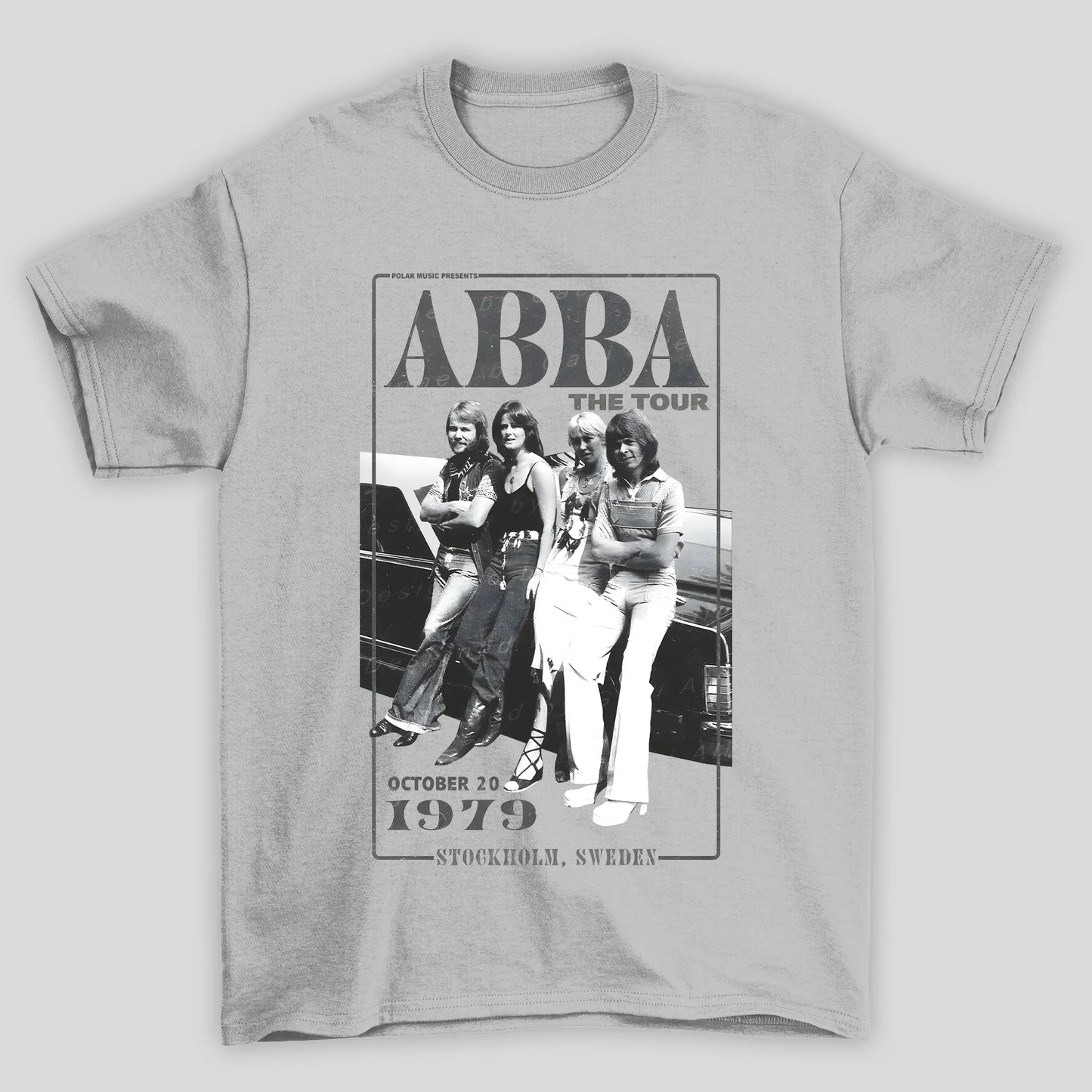 Camiseta Básica Preto e Branco Abba