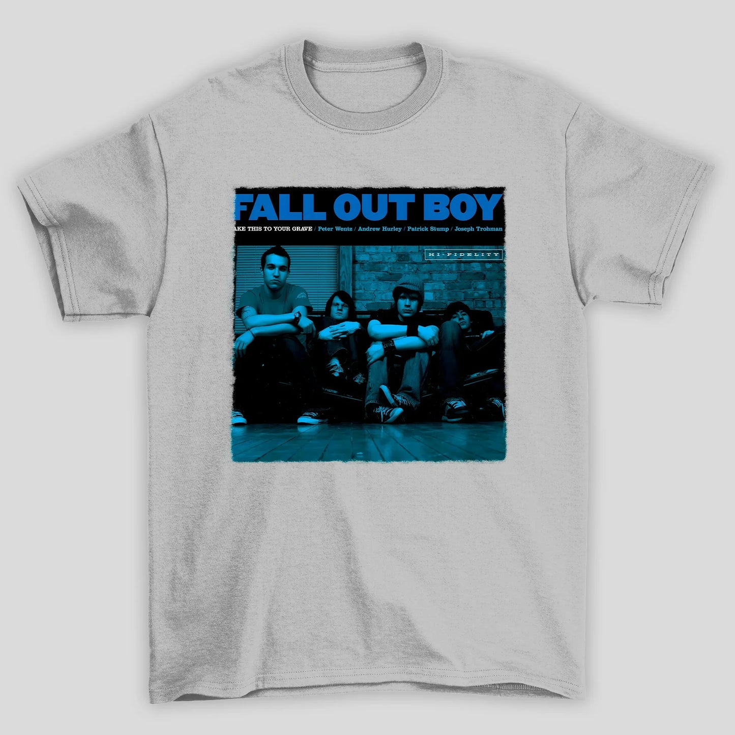 Camiseta Básica Album Azul Fall Out Boy