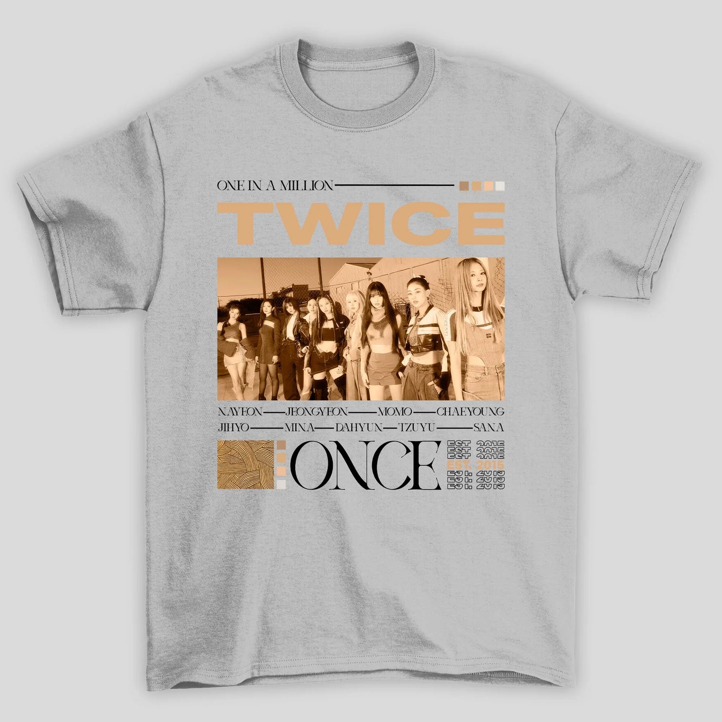Camiseta Básica Twice One In A Million